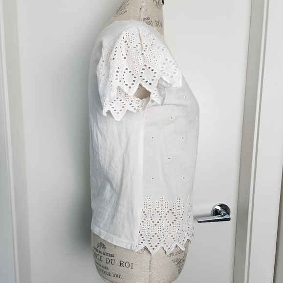 French Crochet Lace Top - Picture 6 of 10